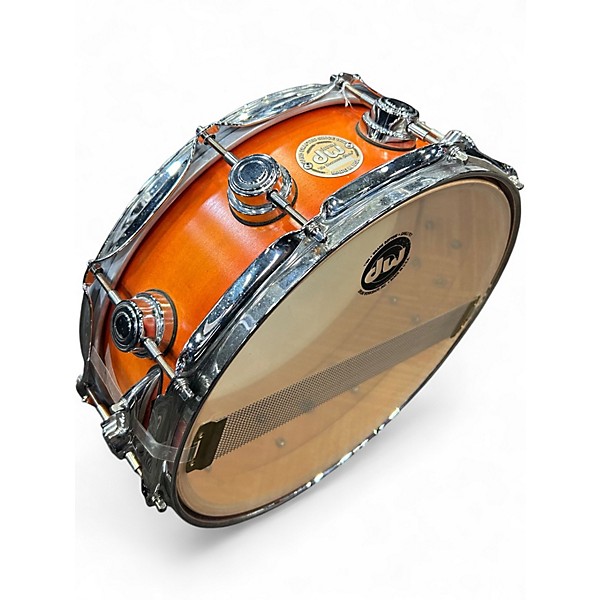 Used DW 14X3.5 COLLECTORS SERIES PICCOLO  Cherry Sunburst Drum