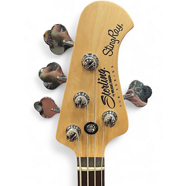 Used Sterling by Music Man Ray4 Satin Black Electric Bass Guitar