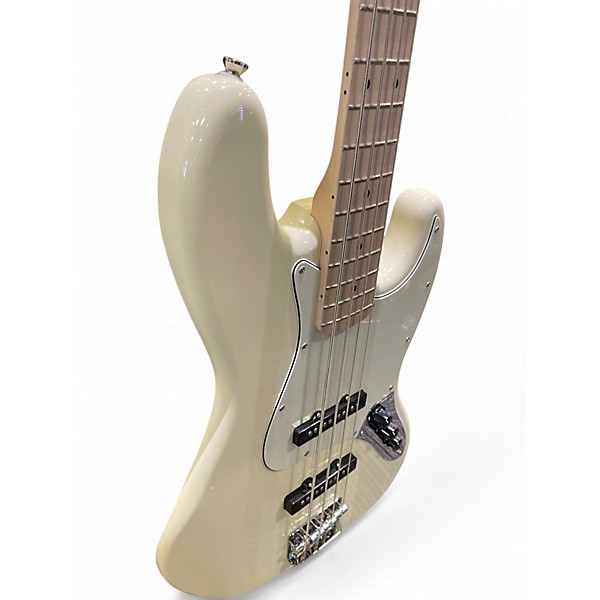 Used Squier Affinity Jazz Bass Olympic White Electric Bass Guitar