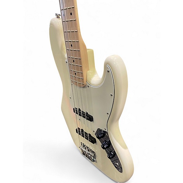 Used Squier Affinity Jazz Bass Olympic White Electric Bass Guitar
