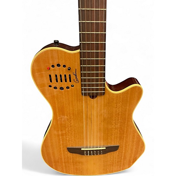 Used Godin Multiac Grand Concert Duet Natural Classical Acoustic Electric Guitar