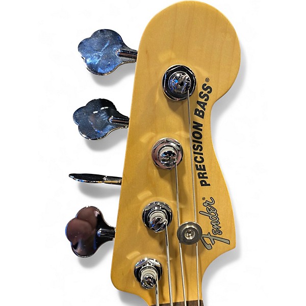 Used Fender American Performer Precision Bass Arctic White Electric Bass Guitar