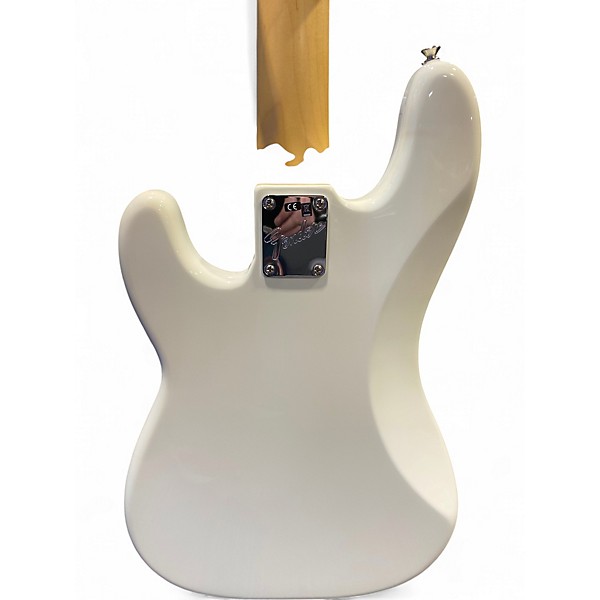 Used Fender American Performer Precision Bass Arctic White Electric Bass Guitar