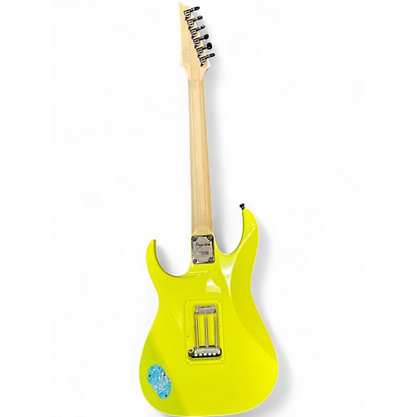 Used Ibanez RG550XHR RG Series Neon Green Solid Body Electric Guitar