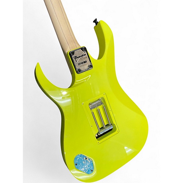 Used Ibanez RG550XHR RG Series Neon Green Solid Body Electric Guitar