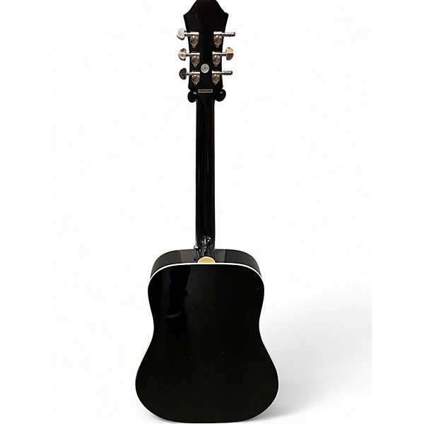 Used Epiphone hummingbird studio Black Acoustic Electric Guitar