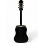 Used Epiphone hummingbird studio Black Acoustic Electric Guitar