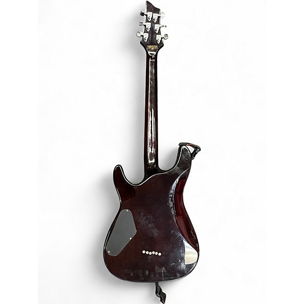 Used Schecter Guitar Research C-1 Plus Flame Top Black Cherry Solid Body Electric Guitar