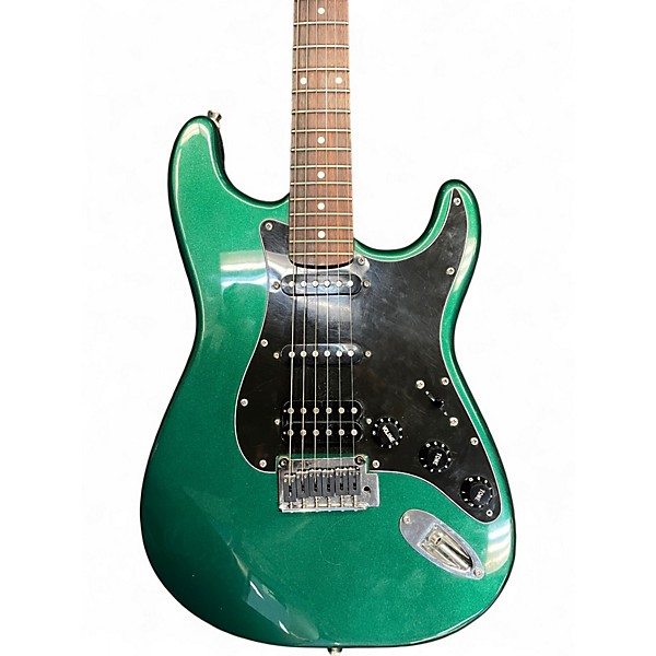 Used Squier Standard Stratocaster Forest Green Solid Body Electric Guitar