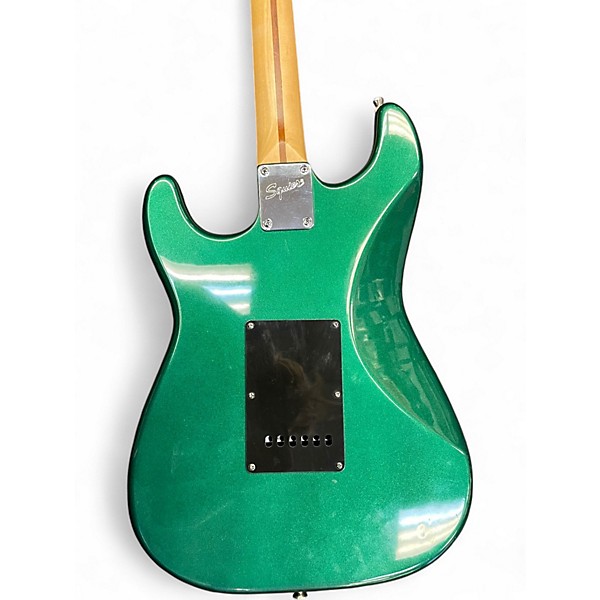 Used Squier Standard Stratocaster Forest Green Solid Body Electric Guitar