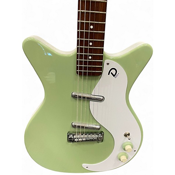 Used Danelectro 59 DANO Green Solid Body Electric Guitar