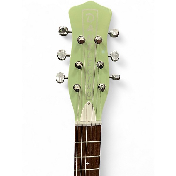 Used Danelectro 59 DANO Green Solid Body Electric Guitar