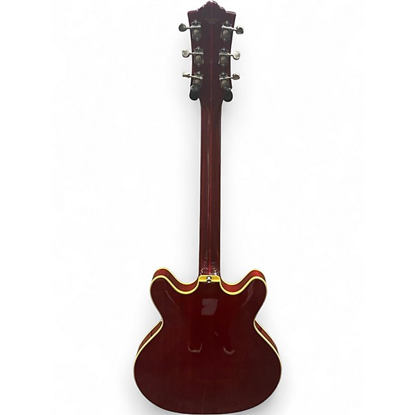 Used Guild Starfire IV Trans Crimson Red Hollow Body Electric Guitar