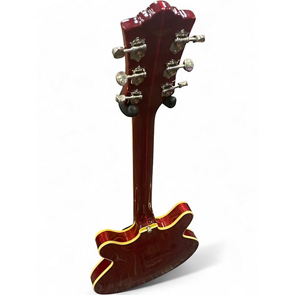 Used Guild Starfire IV Trans Crimson Red Hollow Body Electric Guitar