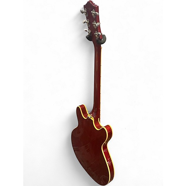 Used Guild Starfire IV Trans Crimson Red Hollow Body Electric Guitar