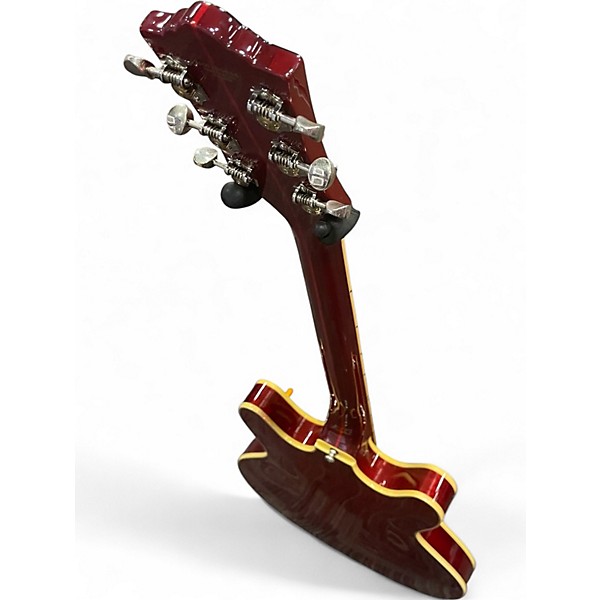 Used Guild Starfire IV Trans Crimson Red Hollow Body Electric Guitar