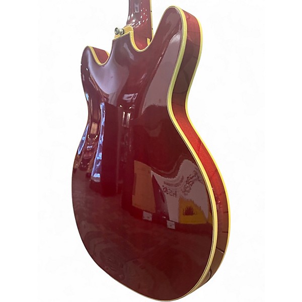 Used Guild Starfire IV Trans Crimson Red Hollow Body Electric Guitar