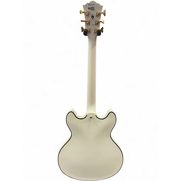 Used Washburn BSG CUSTOM HG35 WHITE LIGHTINING Hollow Body Electric Guitar