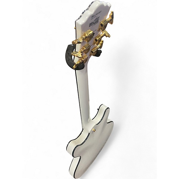 Used Washburn BSG CUSTOM HG35 WHITE LIGHTINING Hollow Body Electric Guitar