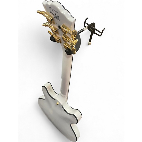 Used Washburn BSG CUSTOM HG35 WHITE LIGHTINING Hollow Body Electric Guitar