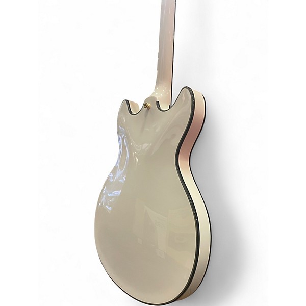 Used Washburn BSG CUSTOM HG35 WHITE LIGHTINING Hollow Body Electric Guitar