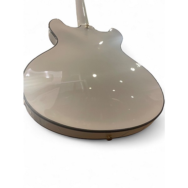 Used Washburn BSG CUSTOM HG35 WHITE LIGHTINING Hollow Body Electric Guitar