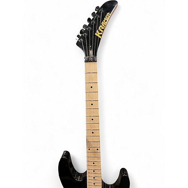 Used Kramer KSTMFRHSSEBBF1 STIKER Black Solid Body Electric Guitar