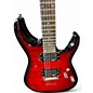 Used Schecter Guitar Research C-6 Dark Cherry Burst Solid Body Electric Guitar