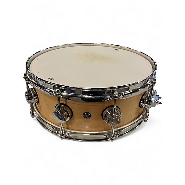 Used DW 5X14 Collector's Series Maple Snare SATIN OIL NATURAL Drum