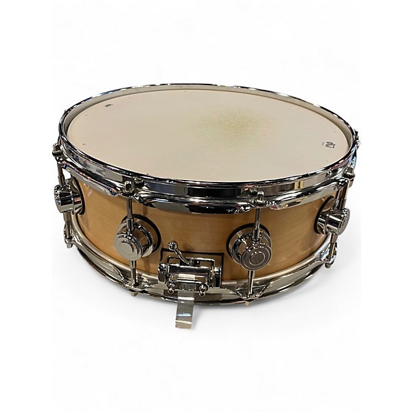 Used DW 5X14 Collector's Series Maple Snare SATIN OIL NATURAL Drum