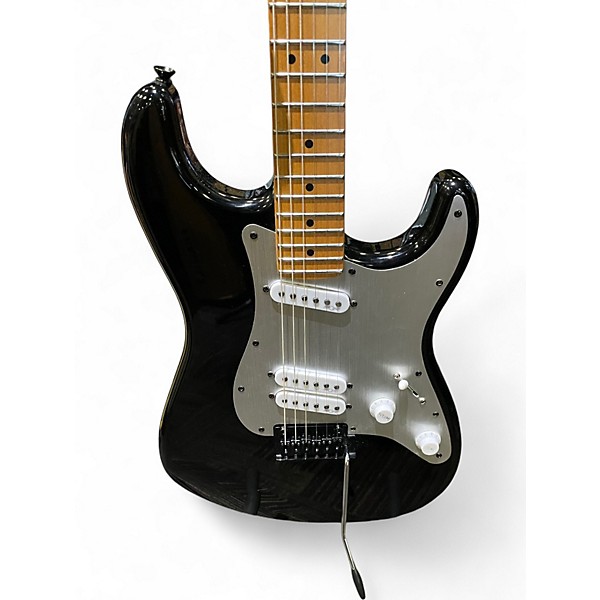 Used Squier Contemporary Stratocaster Black Solid Body Electric Guitar