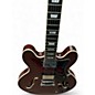 Used Donner DJP1000 Burgundy Hollow Body Electric Guitar