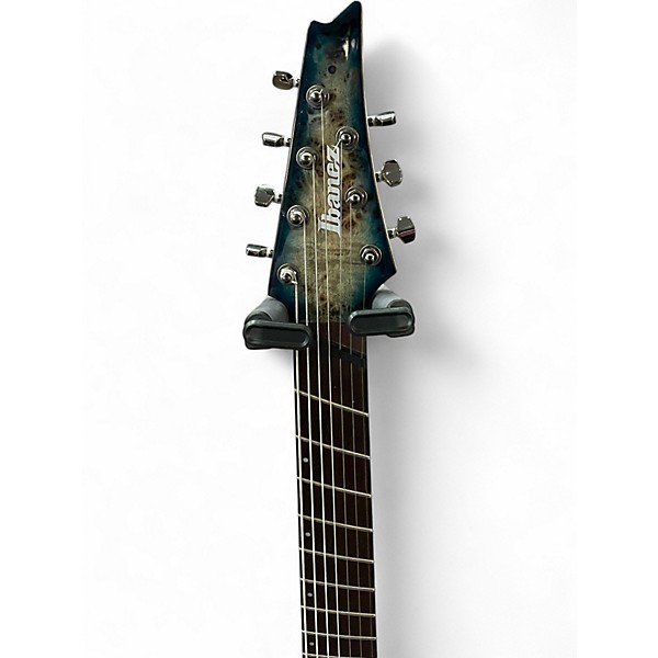 Used Ibanez RGMS7PB Cosmic Blue Stardust  Solid Body Electric Guitar