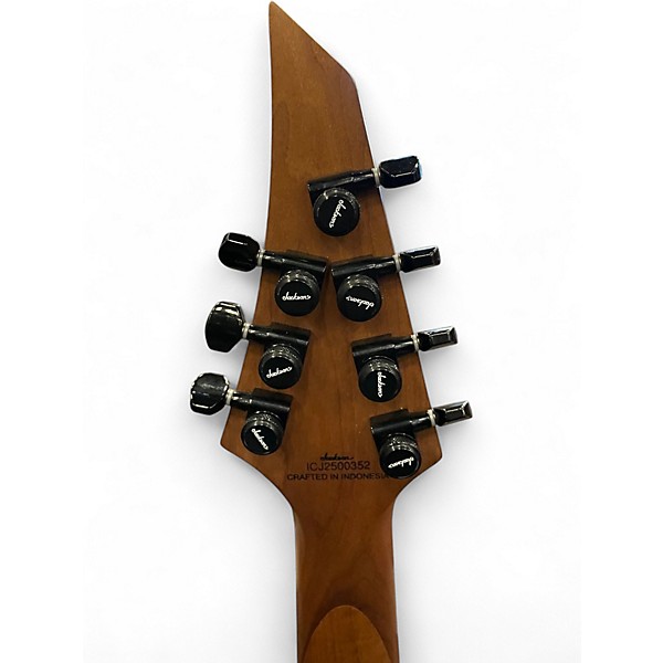 Used Jackson Pro Series Misha Mansoor Signature Juggernaut HT7FM Trans Green Solid Body Electric Guitar