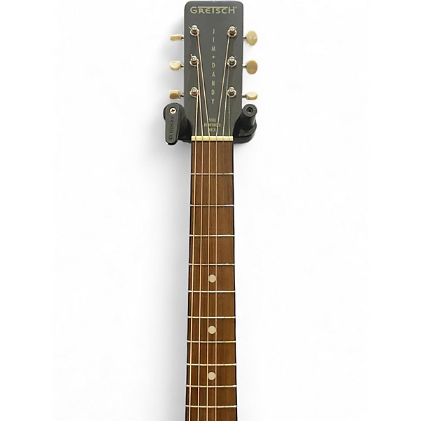 Used Gretsch Guitars Jim Dandy Deltoluxe Parlor Black Acoustic Guitar