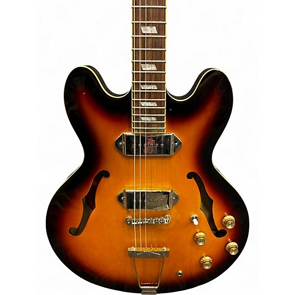 Used Epiphone Casino VS 2 Color Sunburst Hollow Body Electric Guitar