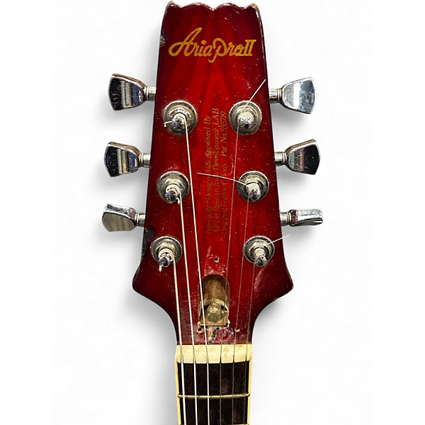 Used Aria Pro 2 2 Tone Sunburst Solid Body Electric Guitar