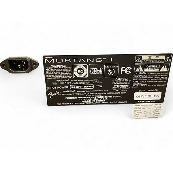 Used Fender MUSTANG I Guitar Combo Amp