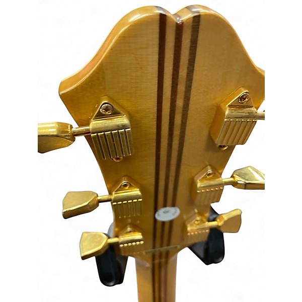 Used Epiphone masterbuilt ft120 Natural Acoustic Guitar