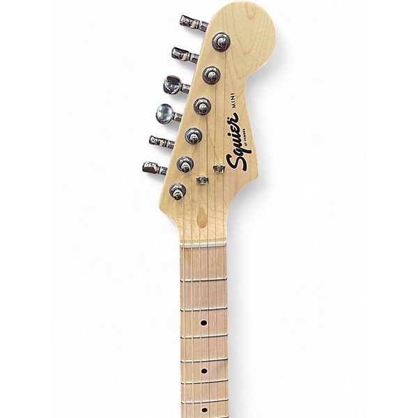 Used Squier Mini jazzmaster HH Olympic White Electric Guitar