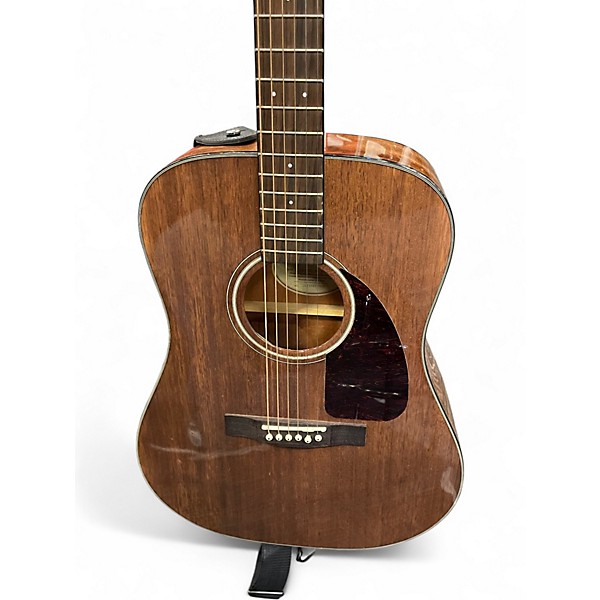 Used Fender CD140S Dreadnought Natural Acoustic Guitar