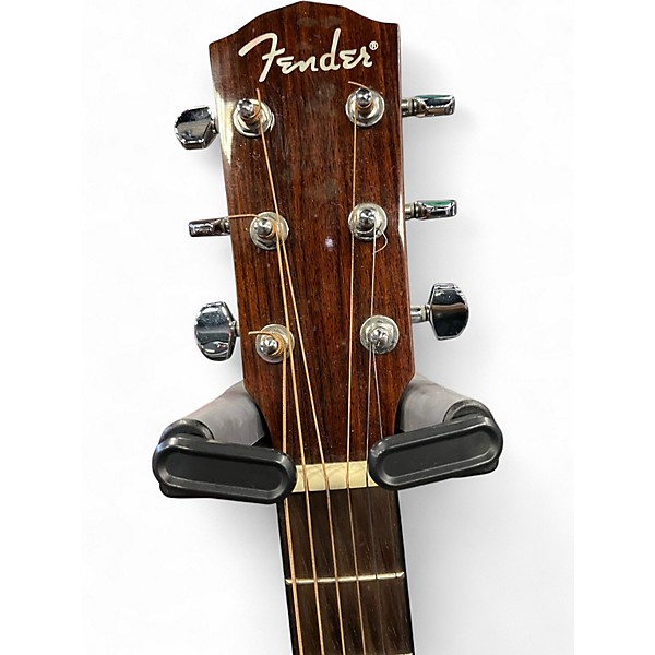 Used Fender CD140S Dreadnought Natural Acoustic Guitar