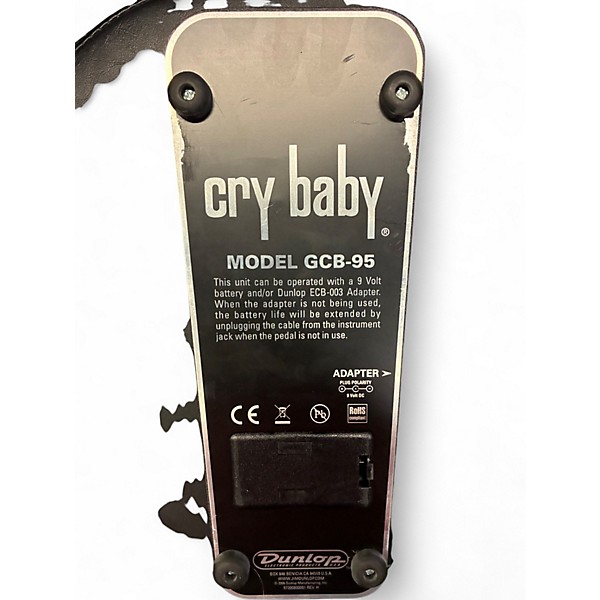 Used Dunlop GCB95 Original Crybaby Wah Effect Pedal