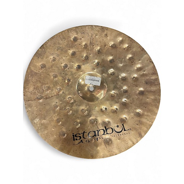 Used Istanbul Agop 15in xist 15" dry dark pair hi hat Cymbal