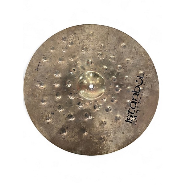 Used Istanbul Agop 15in xist 15" dry dark pair hi hat Cymbal