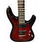 Used Schecter Guitar Research Demon 6 Black Cherry Solid Body Electric Guitar