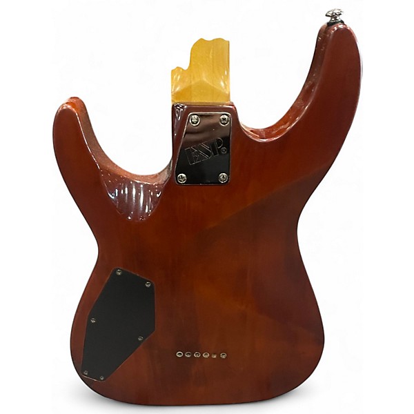 Used ESP LTD H101FM Trans Orange Solid Body Electric Guitar