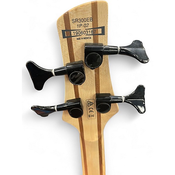 Used Ibanez SR300 Black Electric Bass Guitar