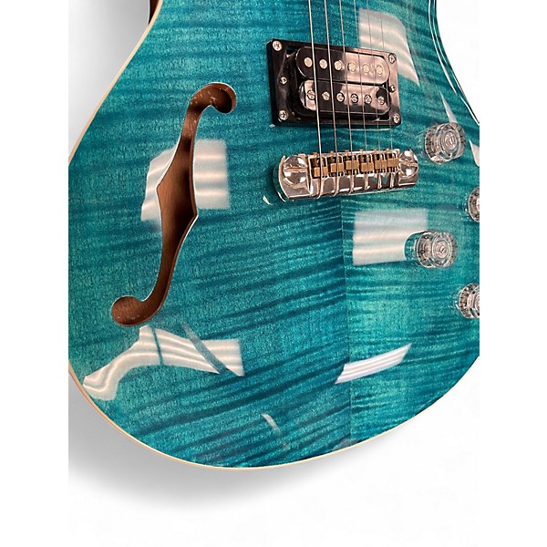 Used 2000s PRS Zach Myers Signature SE Trans Blue Solid Body Electric Guitar