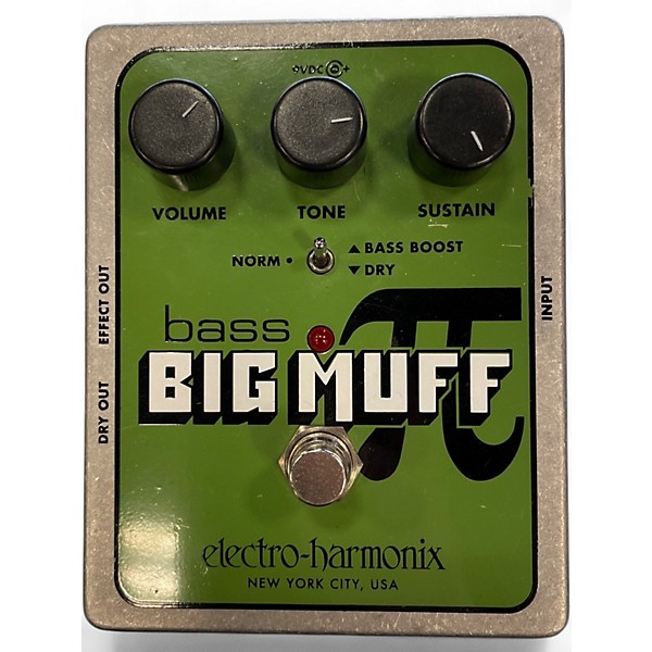 Used Electro-Harmonix Deluxe Bass Big Muff Distortion Bass Effect Pedal